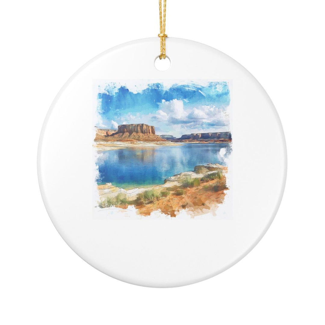 Lake Powell Arizona Ornament: Unique Lake Powell Souvenir, Lake Powell Arizona Xmas Decor, and Authentic Lake Powell Gift