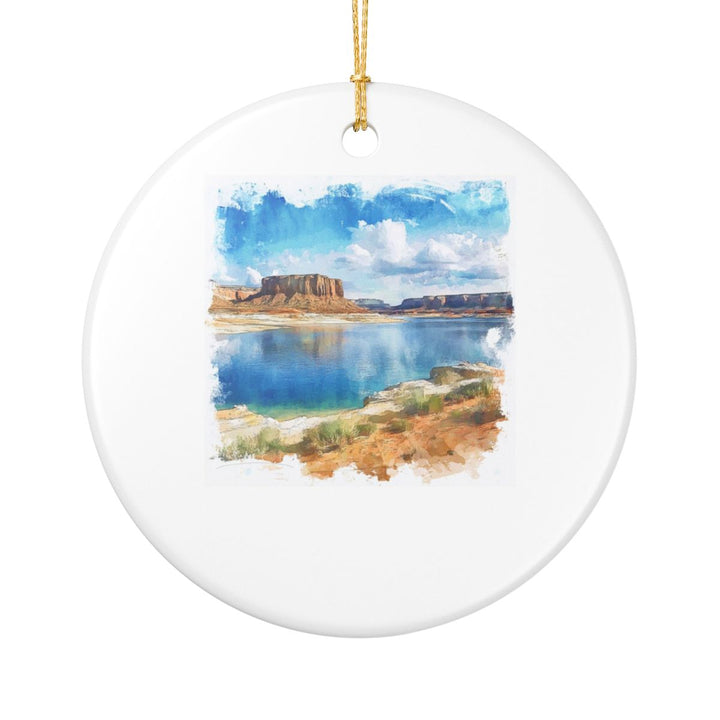 Lake Powell Arizona Ornament: Unique Lake Powell Souvenir, Lake Powell Arizona Xmas Decor, and Authentic Lake Powell Gift