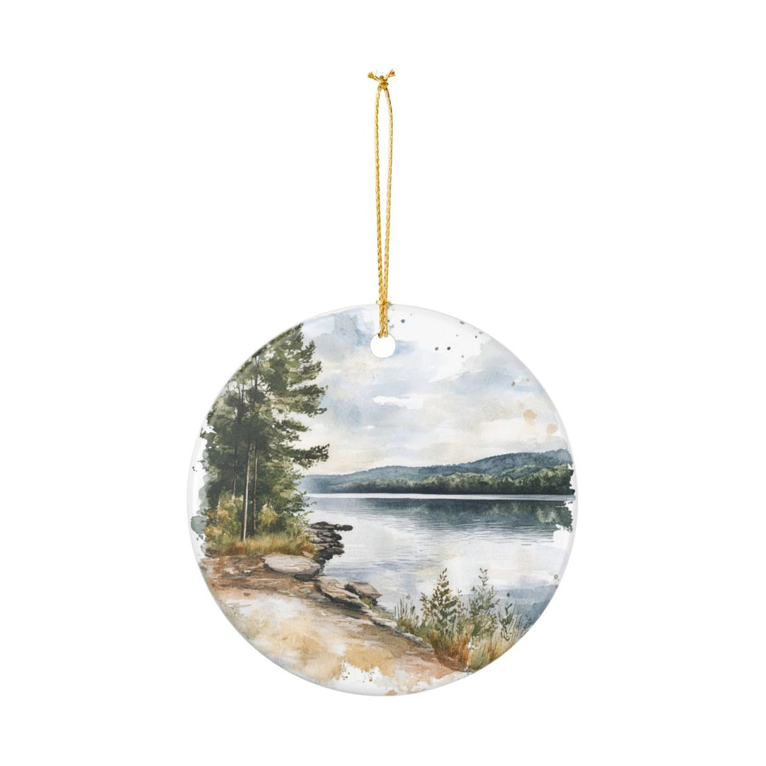 Lake Wallenpaupack Pennsylvania USA Ornament: Unique Lake Wallenpaupack Souvenir, Lake Wallenpaupack Xmas Decor, and Authentic Lake Wallenpaupack Gift