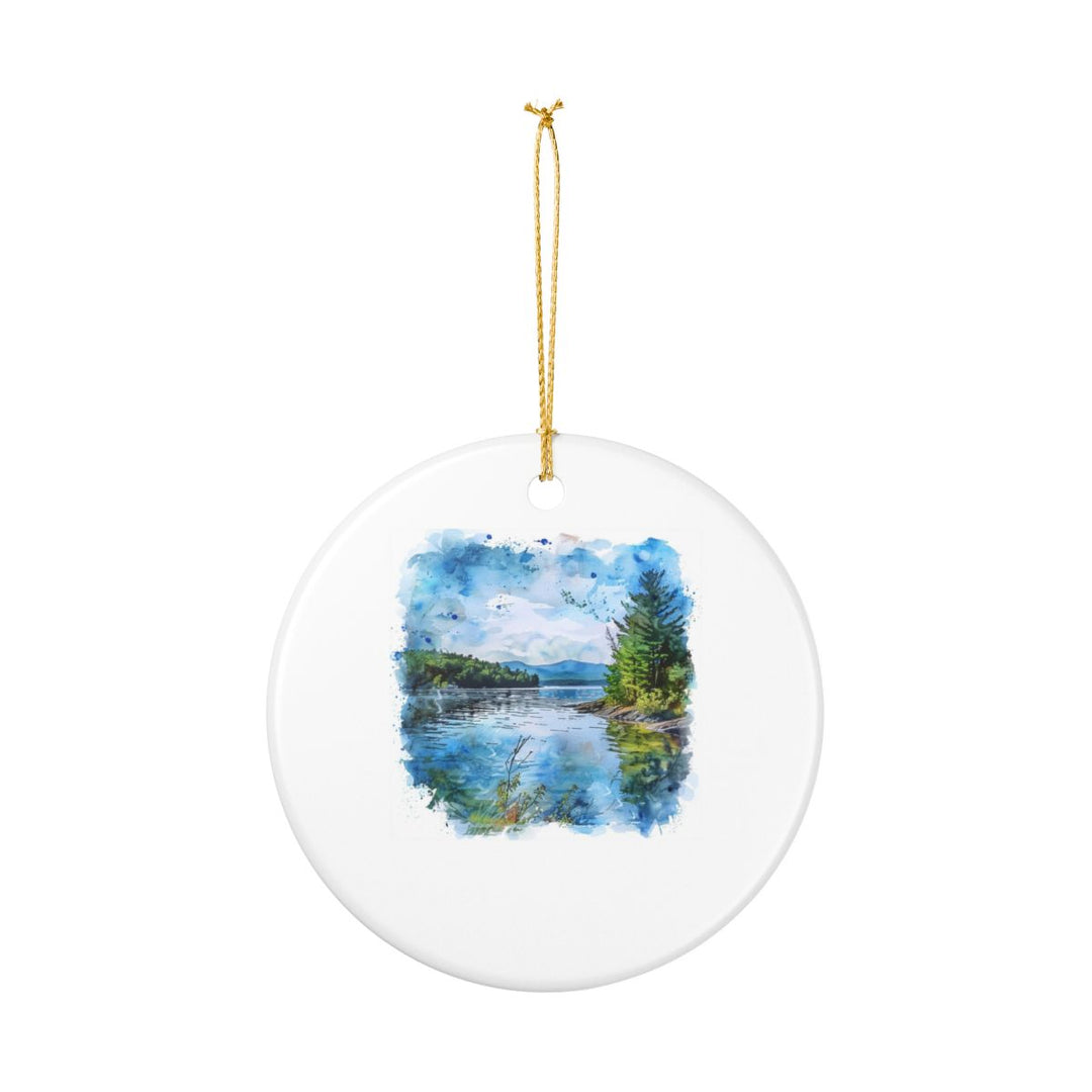 Lake Winnipesaukee Ornament: Unique Lake Winnipesaukee Souvenir, Lake Winnipesaukee Xmas Decor, and Authentic Lake Winnipesaukee Gift