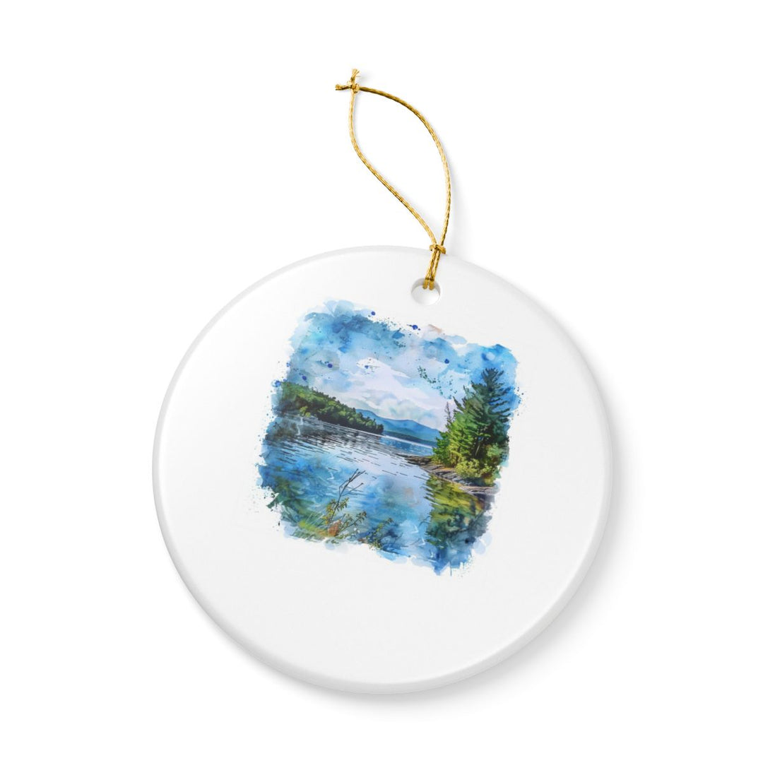 Lake Winnipesaukee Ornament: Unique Lake Winnipesaukee Souvenir, Lake Winnipesaukee Xmas Decor, and Authentic Lake Winnipesaukee Gift