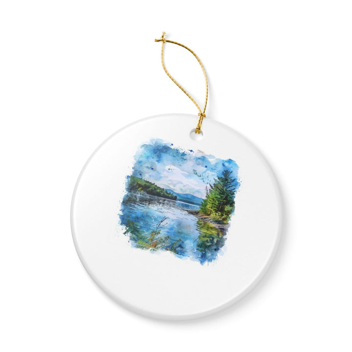 Lake Winnipesaukee Ornament: Unique Lake Winnipesaukee Souvenir, Lake Winnipesaukee Xmas Decor, and Authentic Lake Winnipesaukee Gift