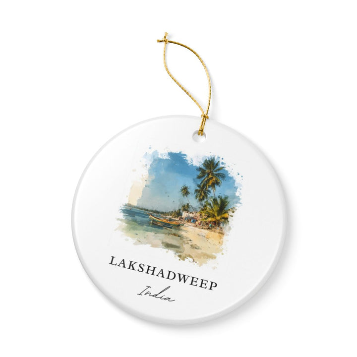 Lakshadweep India Ornament: Unique Lakshadweep Souvenir, Lakshadweep India Xmas Decor, and Authentic Lakshadweep Gift
