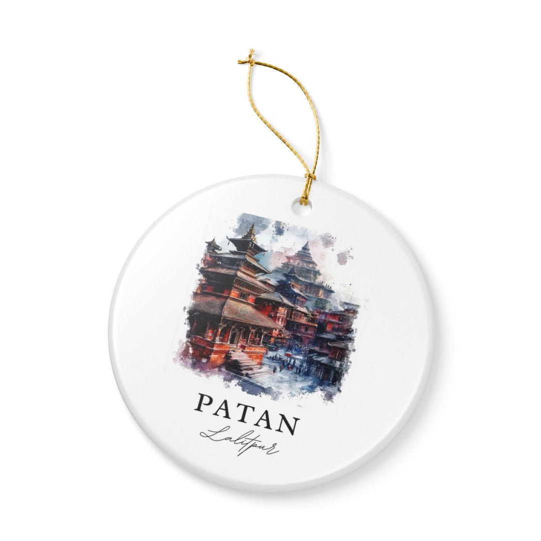 Lalitpur Nepal Ornament: Unique Lalitpur Souvenir, Lalitpur Nepal Xmas Decor, and Authentic Lalitpur Gift