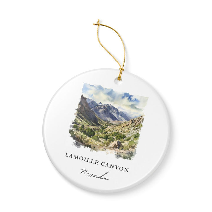 Lamoille Canyon Nevada Ornament: Unique Lamoille Canyon Souvenir, Lamoille Canyon Nevada Xmas Decor, and Authentic Lamoille Canyon Gift