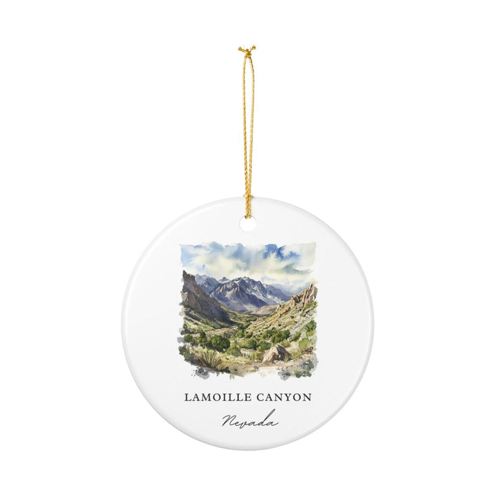 Lamoille Canyon Nevada Ornament: Unique Lamoille Canyon Souvenir, Lamoille Canyon Nevada Xmas Decor, and Authentic Lamoille Canyon Gift
