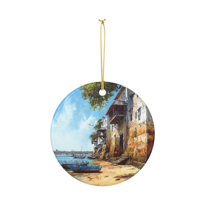 Lamu Kenya Ornament: Unique Lamu Souvenir, Lamu Kenya Xmas Decor, and Authentic Lamu Gift