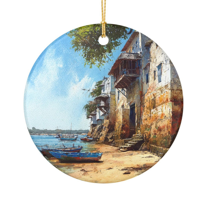 Lamu Kenya Ornament: Unique Lamu Souvenir, Lamu Kenya Xmas Decor, and Authentic Lamu Gift
