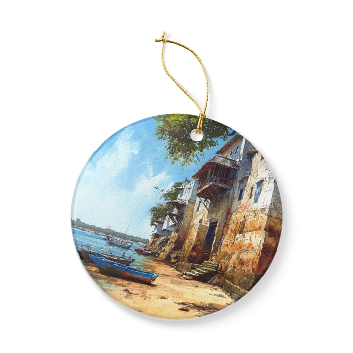 Lamu Kenya Ornament: Unique Lamu Souvenir, Lamu Kenya Xmas Decor, and Authentic Lamu Gift