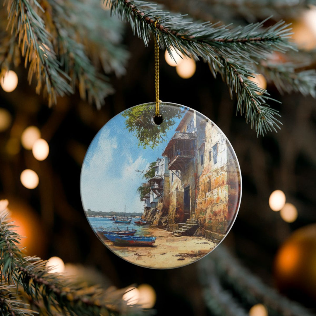 Lamu Kenya Ornament: Unique Lamu Souvenir, Lamu Kenya Xmas Decor, and Authentic Lamu Gift