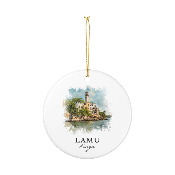 Lamu Kenya Ornament: Unique Lamu Souvenir, Lamu Kenya Xmas Decor, and Authentic Lamu Gift