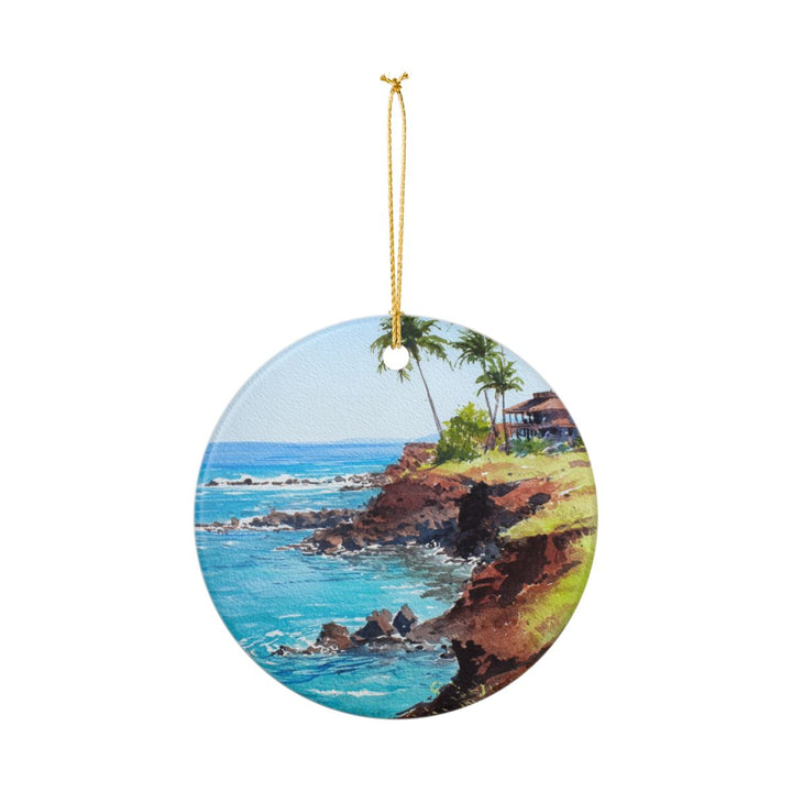 Lanai Hawaii USA Ornament: Unique Lanai Souvenir, Lanai Hawaii Xmas Decor, and Authentic Lanai Gift