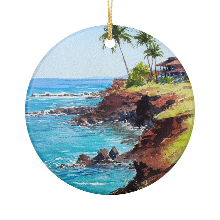 Lanai Hawaii USA Ornament: Unique Lanai Souvenir, Lanai Hawaii Xmas Decor, and Authentic Lanai Gift