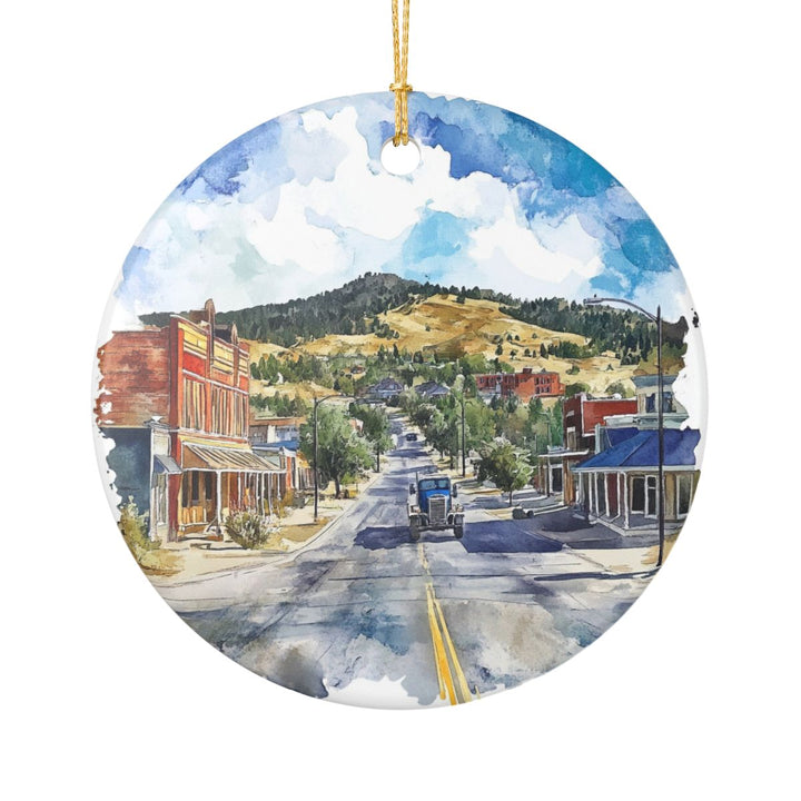 Lander Wyoming USA Ornament: Unique Lander Souvenir, Lander Wyoming Xmas Decor, and Authentic Lander Gift