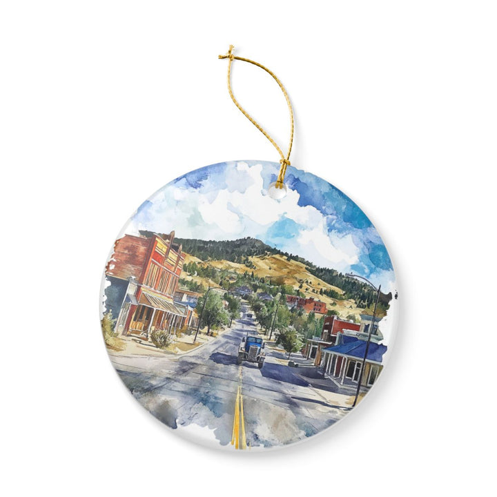 Lander Wyoming USA Ornament: Unique Lander Souvenir, Lander Wyoming Xmas Decor, and Authentic Lander Gift