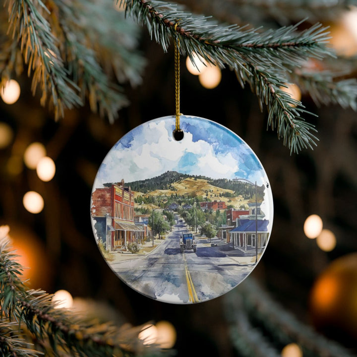 Lander Wyoming USA Ornament: Unique Lander Souvenir, Lander Wyoming Xmas Decor, and Authentic Lander Gift
