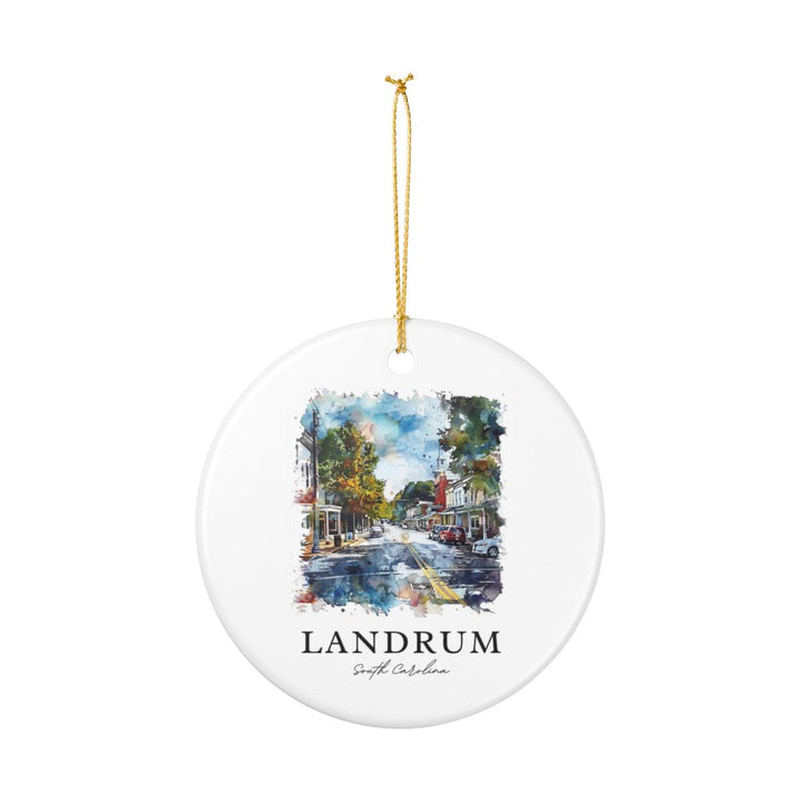 Landrum SC USA Ornament: Unique Landrum Souvenir, Landrum South Carolina Xmas Decor, and Authentic Landrum Gift