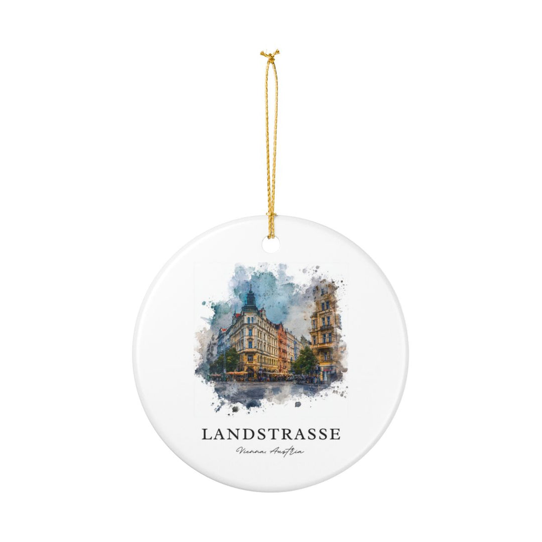 Landstraße Austria Ornament: Unique Landstraße Souvenir, Landstraße Austria Xmas Decor, and Authentic Landstraße Gift