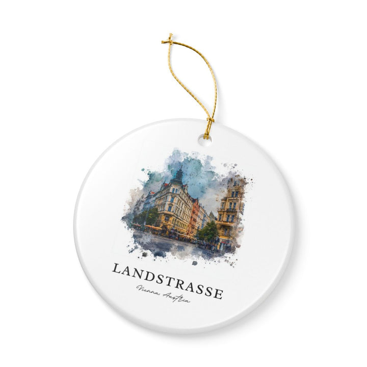 Landstraße Austria Ornament: Unique Landstraße Souvenir, Landstraße Austria Xmas Decor, and Authentic Landstraße Gift