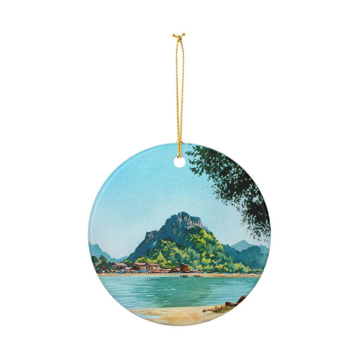 Langkawi Malaysia Ornament: Unique Langkawi Souvenir, Langkawi Malaysia Xmas Decor, and Authentic Langkawi Gift