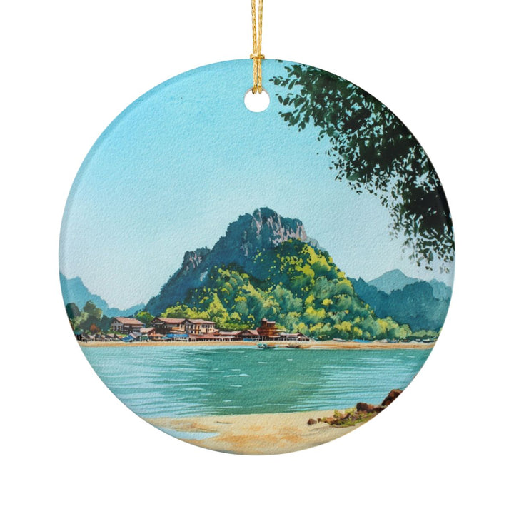 Langkawi Malaysia Ornament: Unique Langkawi Souvenir, Langkawi Malaysia Xmas Decor, and Authentic Langkawi Gift
