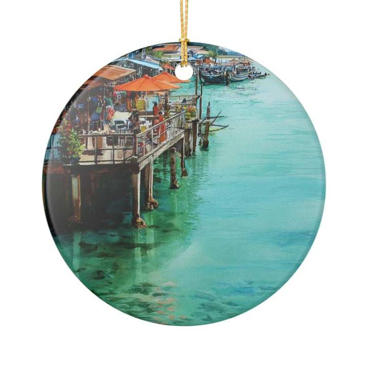 Langkawi Malaysia Ornament: Unique Langkawi Souvenir, Langkawi Malaysia Xmas Decor, and Authentic Langkawi Gift