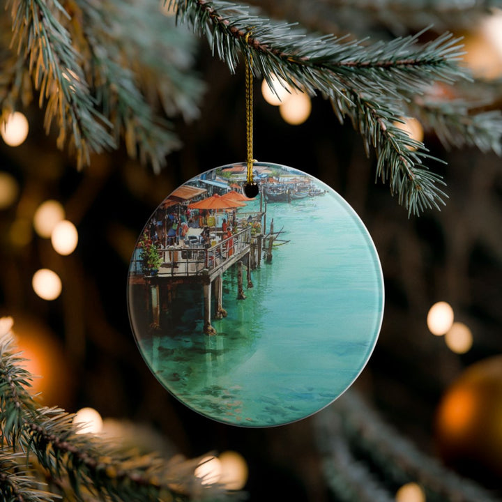 Langkawi Malaysia Ornament: Unique Langkawi Souvenir, Langkawi Malaysia Xmas Decor, and Authentic Langkawi Gift