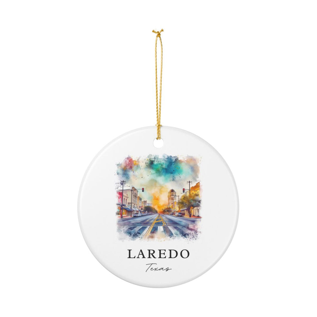 Laredo Texas Ornament: Unique Laredo Texas Souvenir, Laredo Texas Xmas Decor, and Authentic Laredo Texas Gift