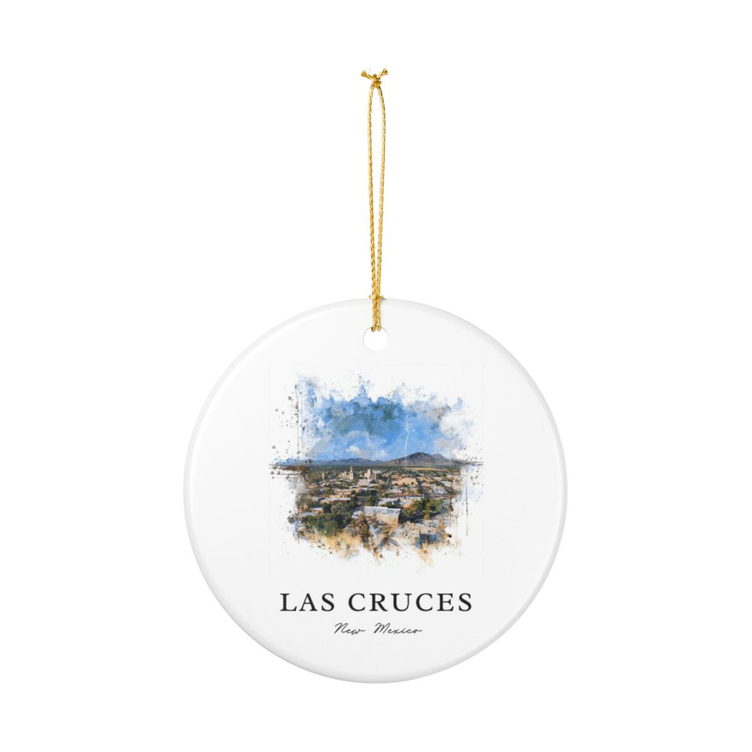 Las Cruces NM Ornament: Unique Las Cruces Souvenir, Las Cruces New Mexico Xmas Decor, and Authentic Las Cruces Gift