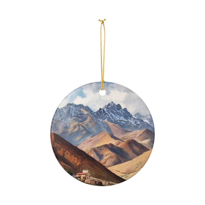 Las Leñas Argentina Ornament: Unique Las Leñas Souvenir, Las Leñas Argentina Xmas Decor, and Authentic Las Leñas Gift