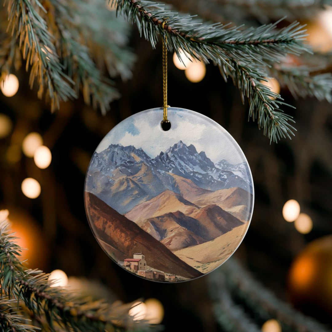 Las Leñas Argentina Ornament: Unique Las Leñas Souvenir, Las Leñas Argentina Xmas Decor, and Authentic Las Leñas Gift