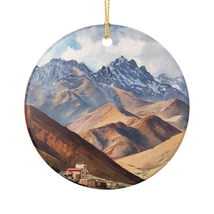 Las Leñas Argentina Ornament: Unique Las Leñas Souvenir, Las Leñas Argentina Xmas Decor, and Authentic Las Leñas Gift