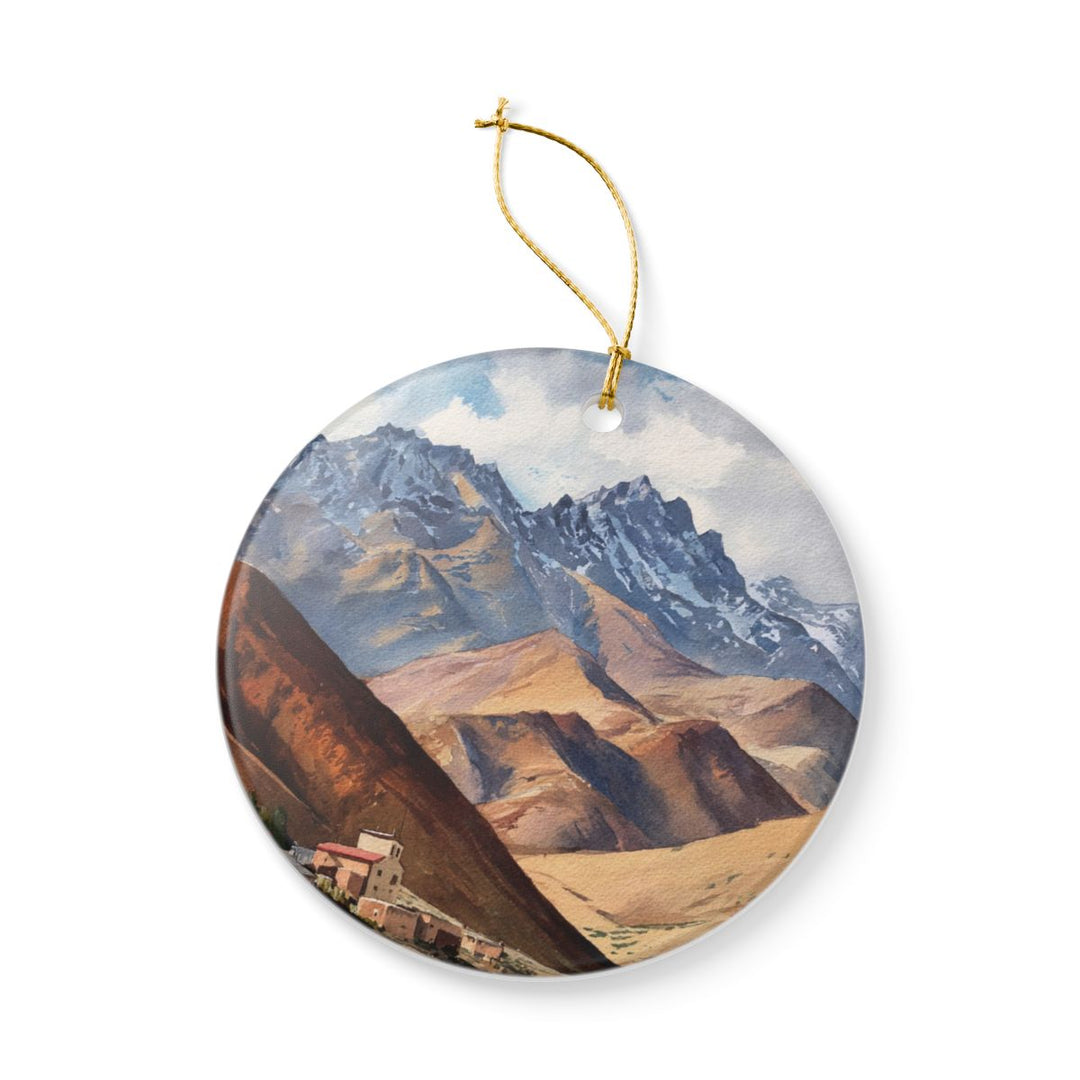 Las Leñas Argentina Ornament: Unique Las Leñas Souvenir, Las Leñas Argentina Xmas Decor, and Authentic Las Leñas Gift