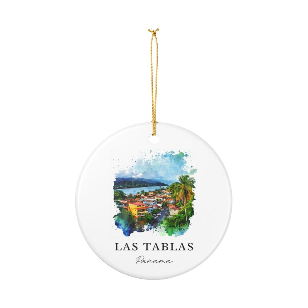 Las Tablas Panama Ornament: Unique Las Tablas Panama Souvenir, Las Tablas Panama Xmas Decor, and Authentic Las Tablas Panama Gift
