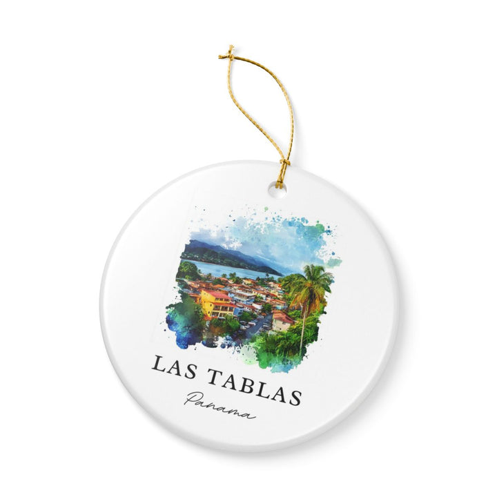 Las Tablas Panama Ornament: Unique Las Tablas Panama Souvenir, Las Tablas Panama Xmas Decor, and Authentic Las Tablas Panama Gift