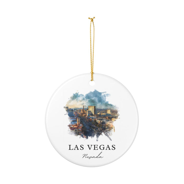 Las Vegas Nevada Ornament: Unique Las Vegas Souvenir, Las Vegas Nevada Xmas Decor, and Authentic Las Vegas Gift