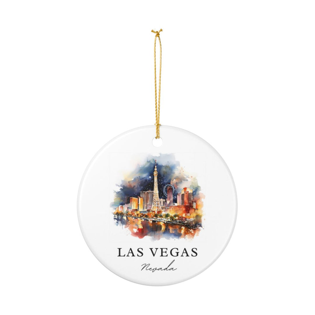 Las Vegas Nevada USA Ornament | Christmas Travel Souvenir Gift