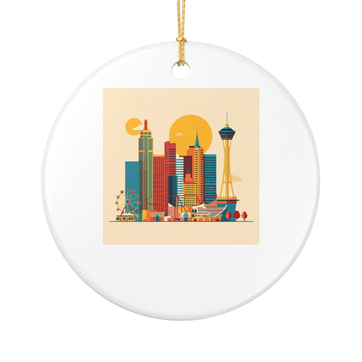Las Vegas Nevada USA Ornament: Unique Las Vegas Souvenir, Las Vegas Nevada Xmas Decor, and Authentic Las Vegas Gift