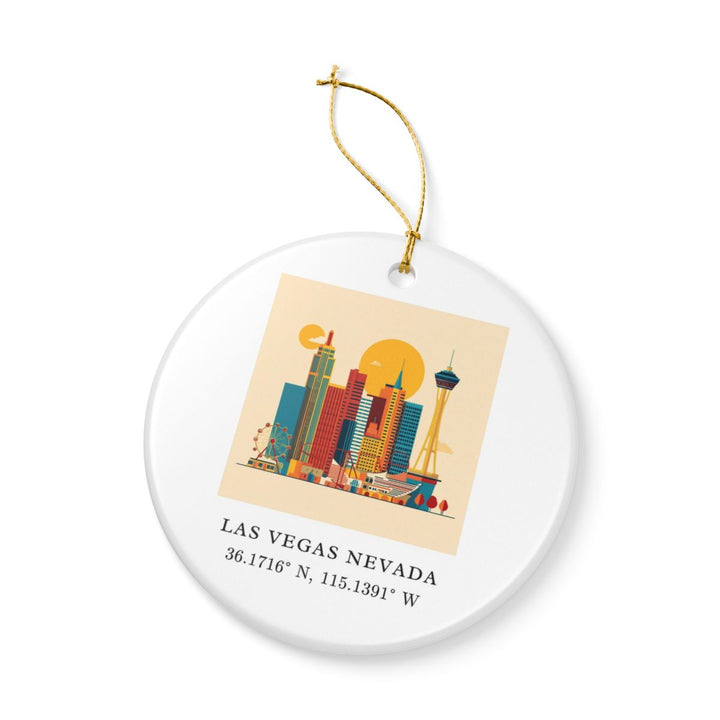 Las Vegas Nevada USA Ornament | Christmas Travel Souvenir Gift