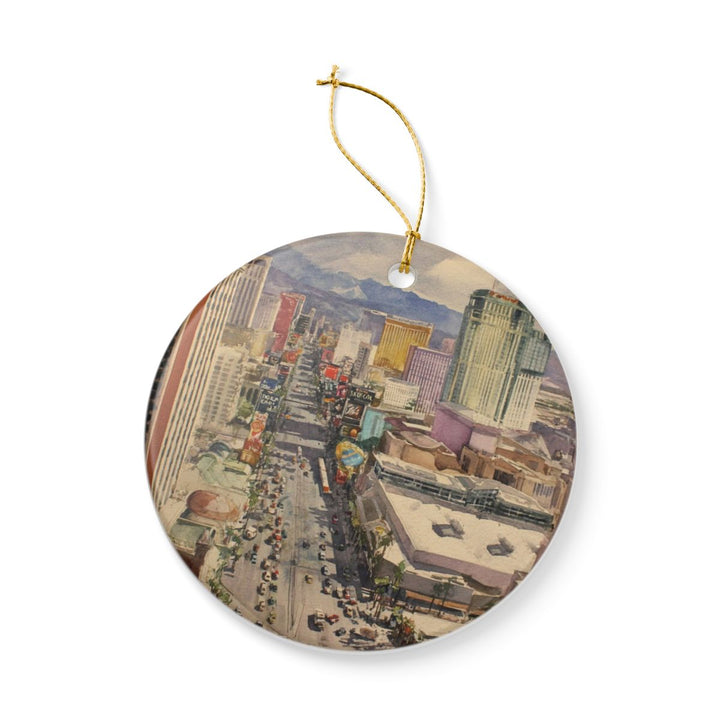 Las Vegas Nevada USA Ornament: Unique Las Vegas Souvenir, Las Vegas Nevada Xmas Decor, and Authentic Las Vegas Gift