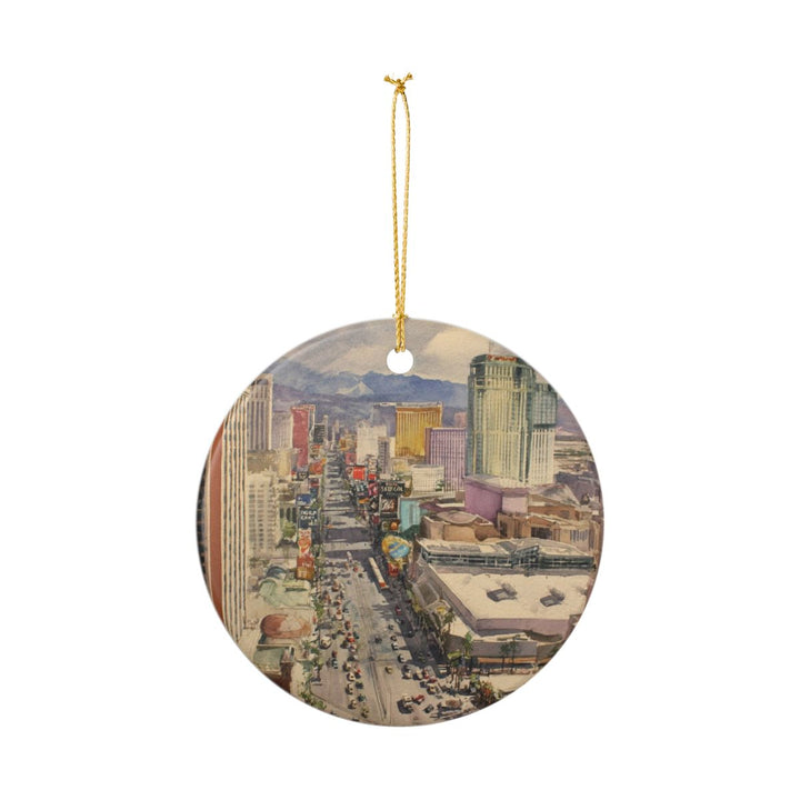 Las Vegas Nevada USA Ornament: Unique Las Vegas Souvenir, Las Vegas Nevada Xmas Decor, and Authentic Las Vegas Gift