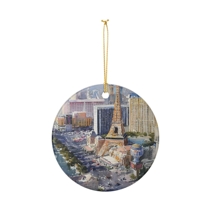 Las Vegas Nevada USA Ornament: Unique Las Vegas Souvenir, Las Vegas Nevada Xmas Decor, and Authentic Las Vegas Gift