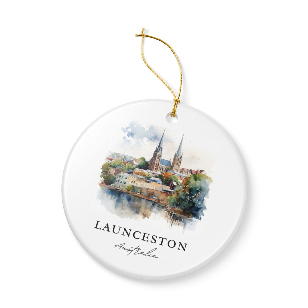 Launceston Australia Ornament: Unique Launceston Souvenir, Launceston Australia Xmas Decor, and Authentic Launceston Gift