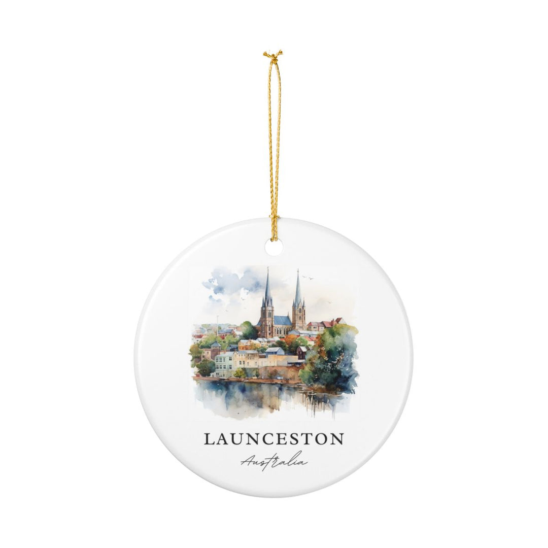 Launceston Australia Ornament: Unique Launceston Souvenir, Launceston Australia Xmas Decor, and Authentic Launceston Gift