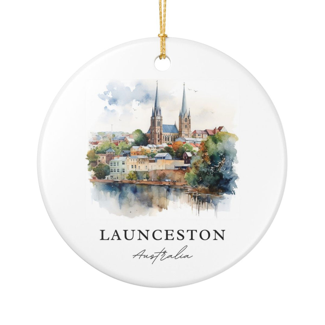 Launceston Australia Ornament: Unique Launceston Souvenir, Launceston Australia Xmas Decor, and Authentic Launceston Gift