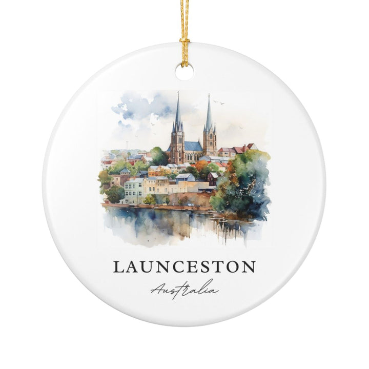 Launceston Australia Ornament: Unique Launceston Souvenir, Launceston Australia Xmas Decor, and Authentic Launceston Gift