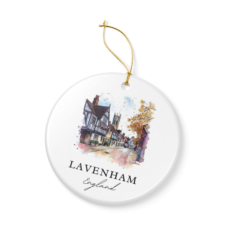 Lavenham England Ornament: Unique Lavenham Souvenir, Lavenham England Xmas Decor, and Authentic Lavenham Gift