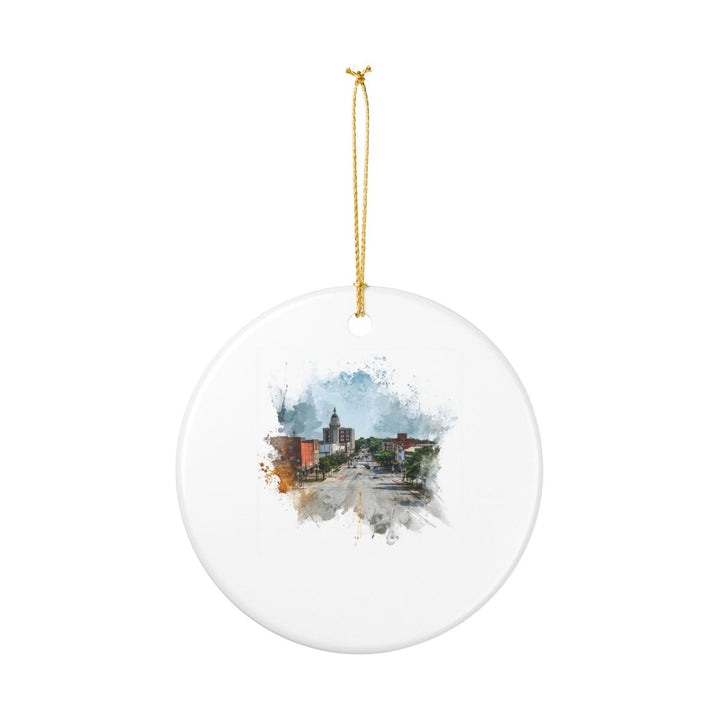 Lawrence Kansas Ornament: Unique Lawrence Souvenir, Lawrence Kansas Xmas Decor, and Authentic Lawrence Gift