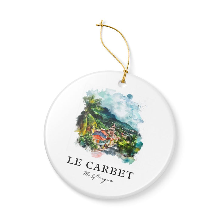Le Carbet Martinique Ornament: Unique Le Carbet Martinique Souvenir, Le Carbet Martinique Xmas Decor, and Authentic Le Carbet Martinique Gift