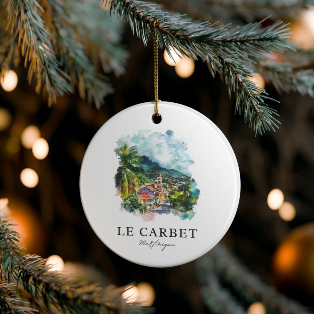 Le Carbet Martinique Ornament: Unique Le Carbet Martinique Souvenir, Le Carbet Martinique Xmas Decor, and Authentic Le Carbet Martinique Gift